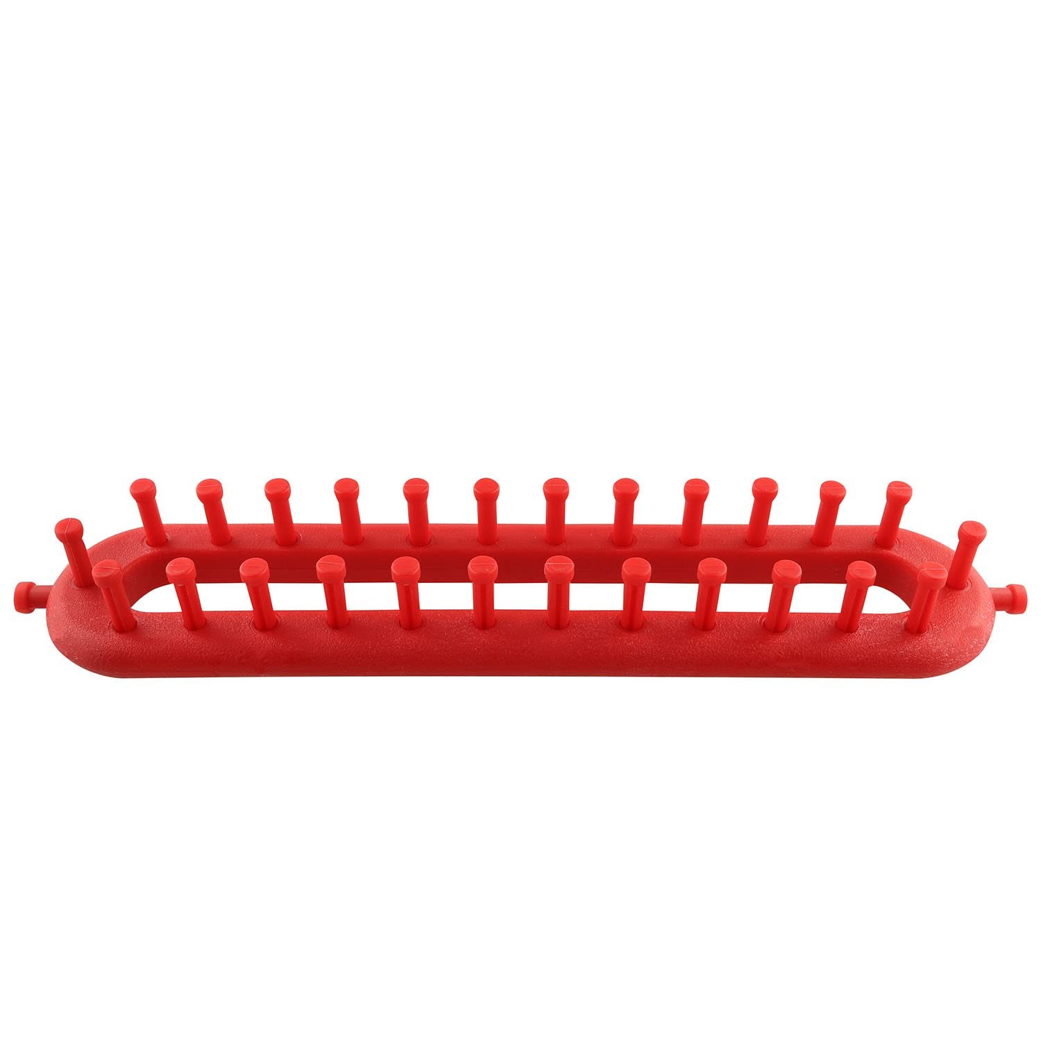 JCBIZ Rectangle Knitting Looms Plastic Weaving Set Scarf Medium, Red