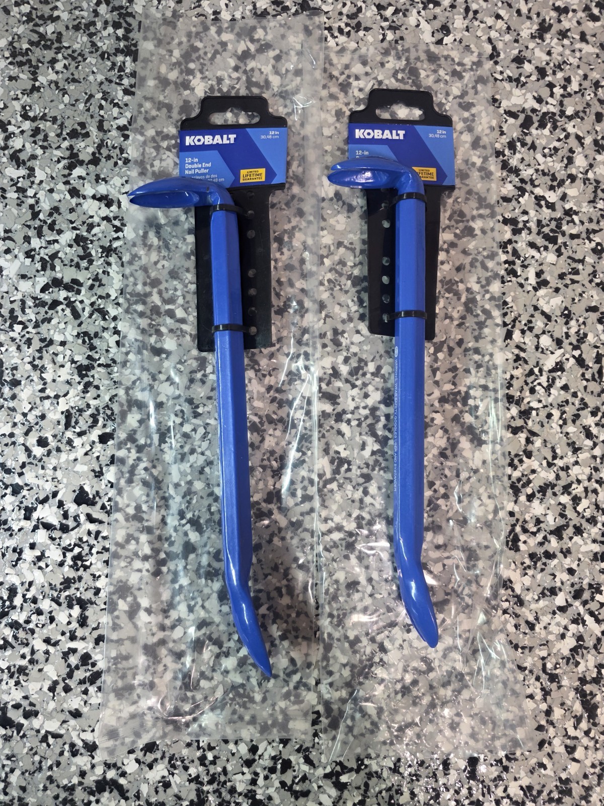 2 Pack, Kobalt 12 Inch Double End Nail Puller, Mini Crowbar / Prybar