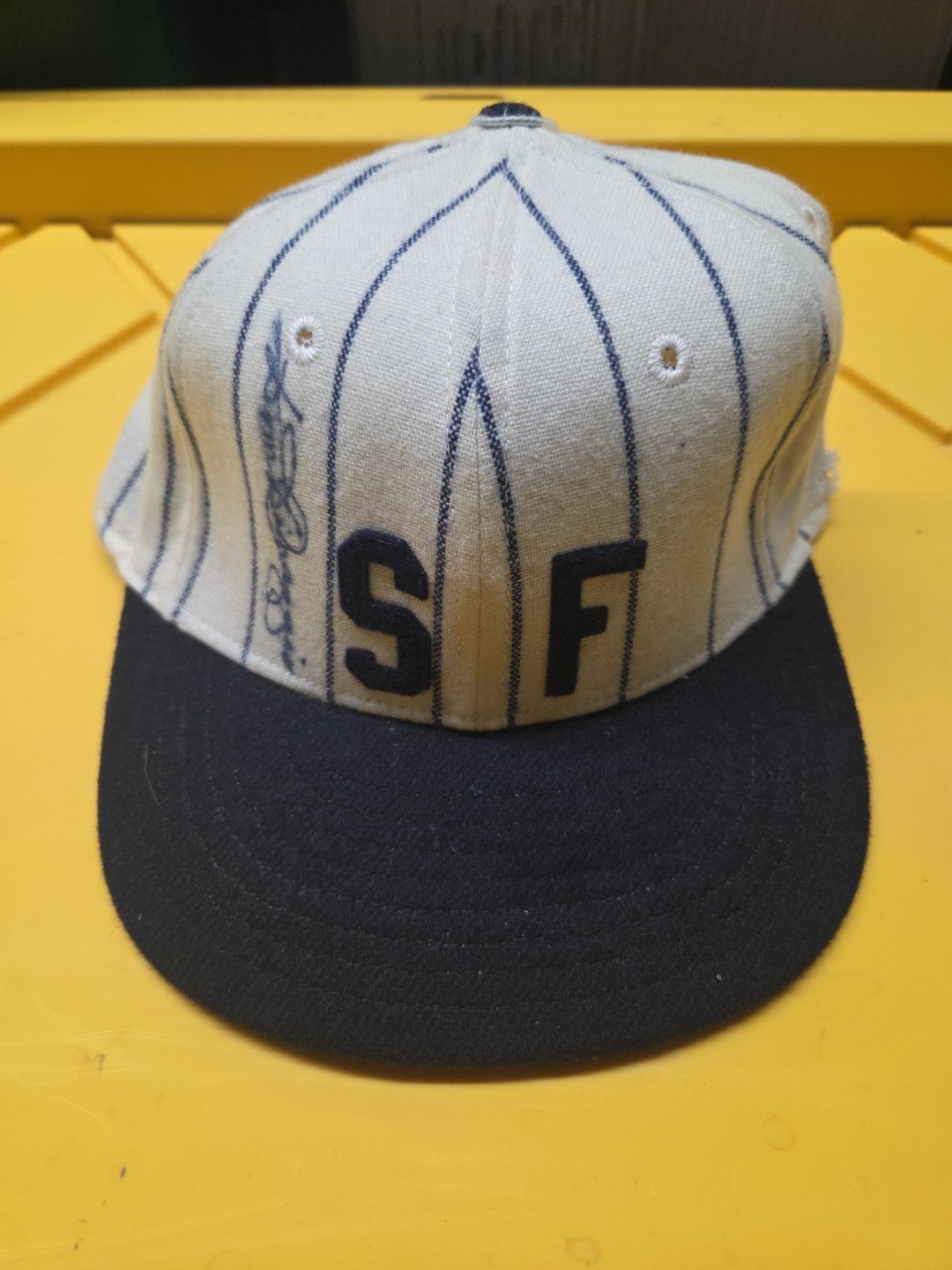 Dom Dimaggio Autograph Hat JSA