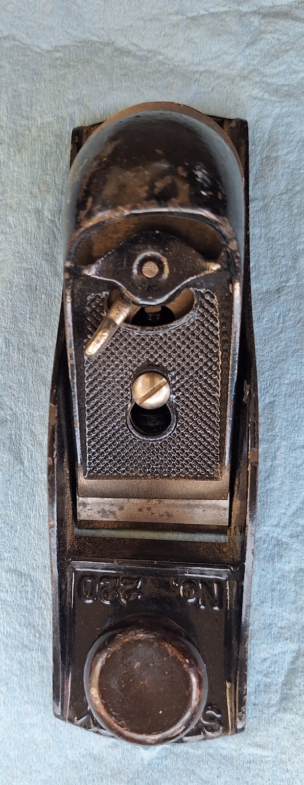 Stanley No. 220 Block Plane Made in USA Vintage Woodworking Tool Cleaned