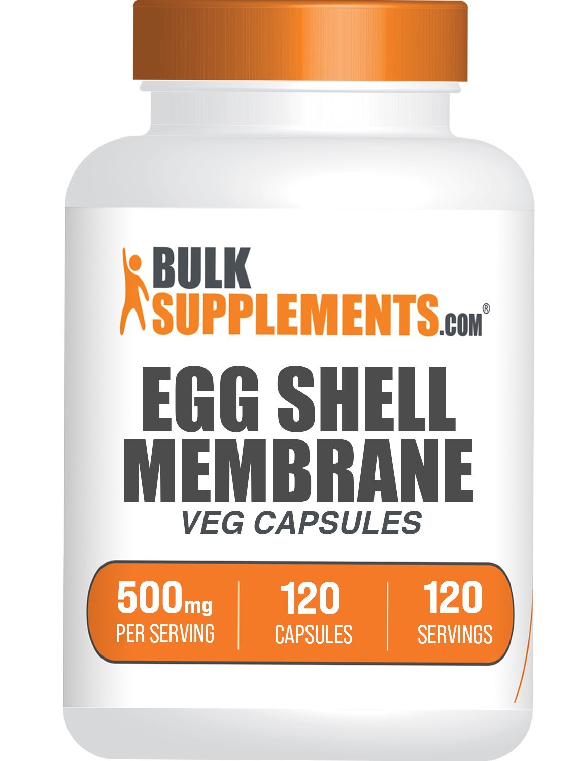 BulkSupplements Egg Shell Membrane Collagen 120 Capsules - 500mg Per Serving