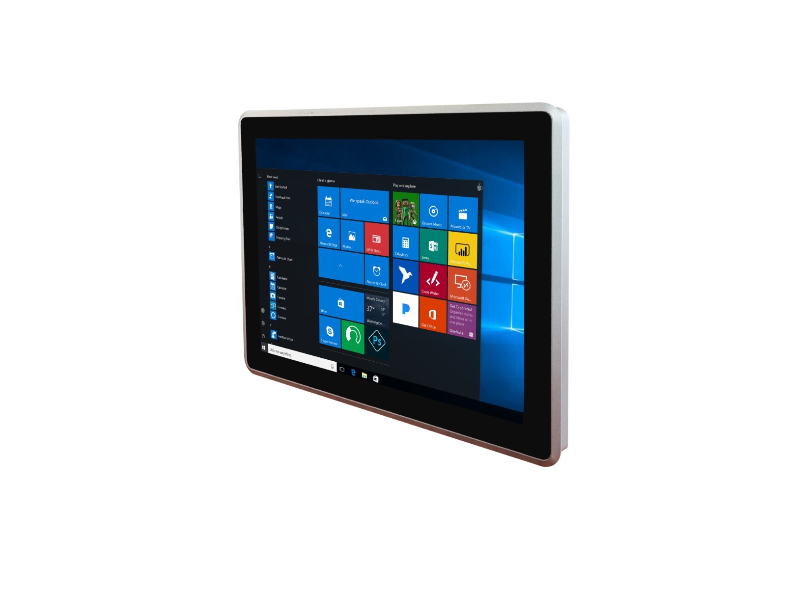 Embeded 15.6" touch computer all in one KDS kitchen wall-mounted