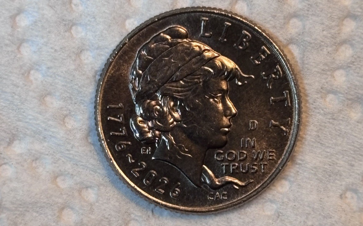 2026 D Emerging Liberty Dime Improper Annealed Error Nice Contrast!