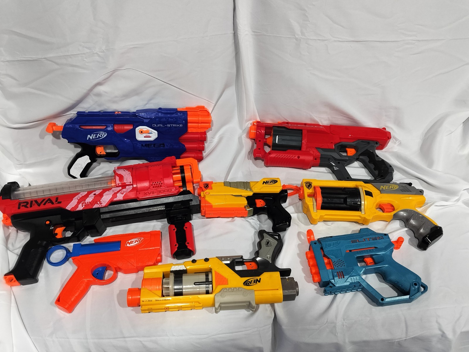 Nerf Guns Lot Of 8