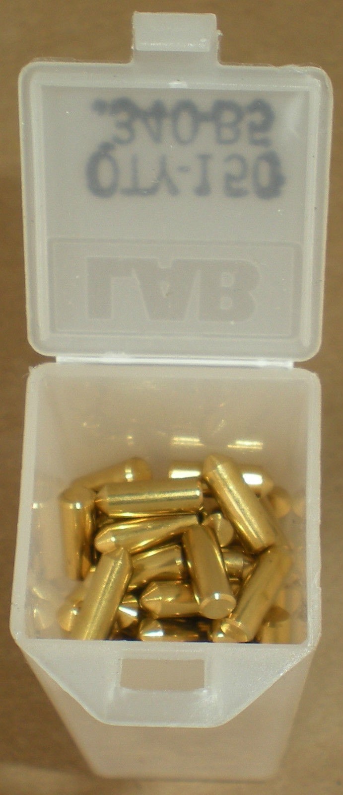 LOCKSMITH UNIVERSAL TUMBLER PINS LAB .340-B5 X 150 FLAT CENTER PRECISION CHAMFER