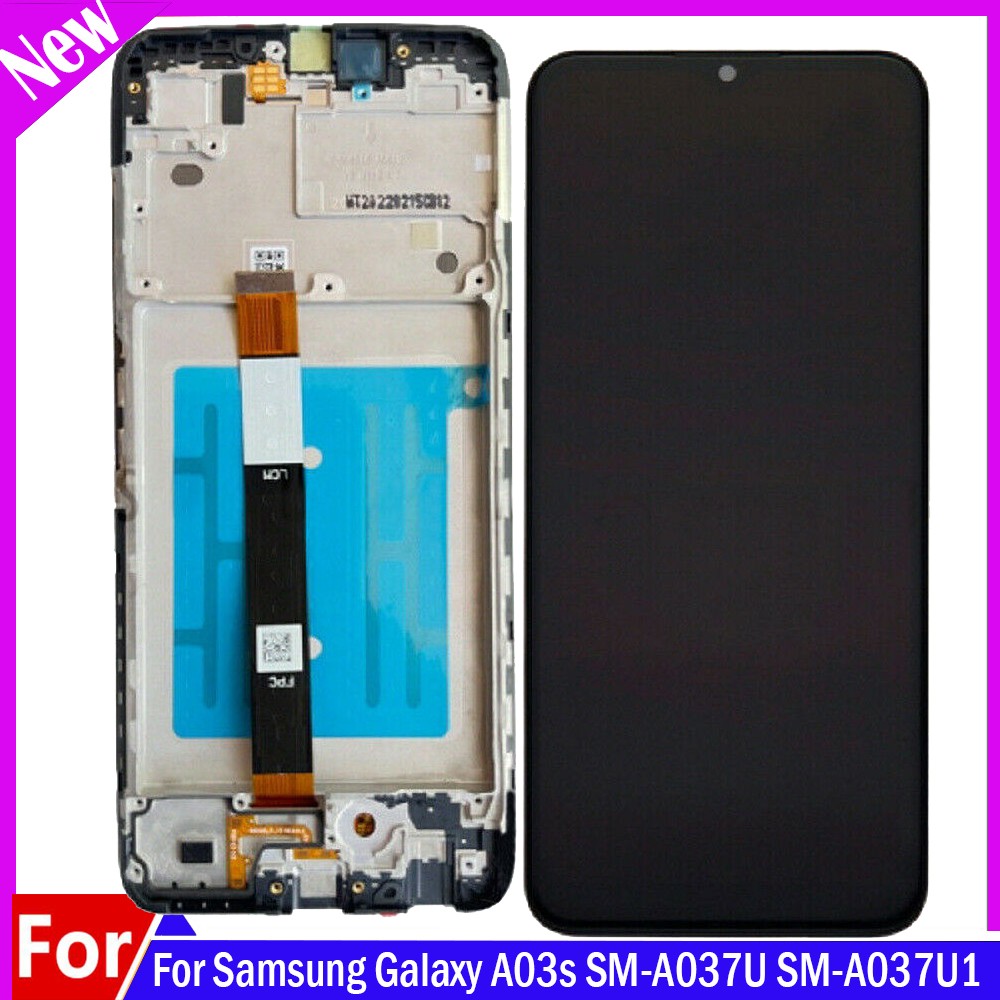 Replacement For Samsung Galaxy A03S A037U Full LCD Touch Screen Digitizer +Frame