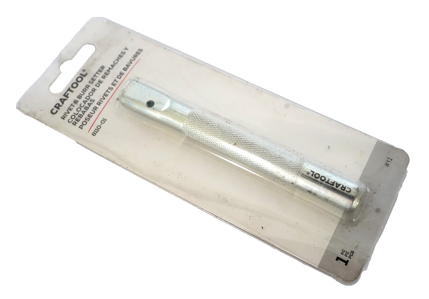 Craftool Copper Rivet & Bur Setter #12 8110-01 Tandy Leather