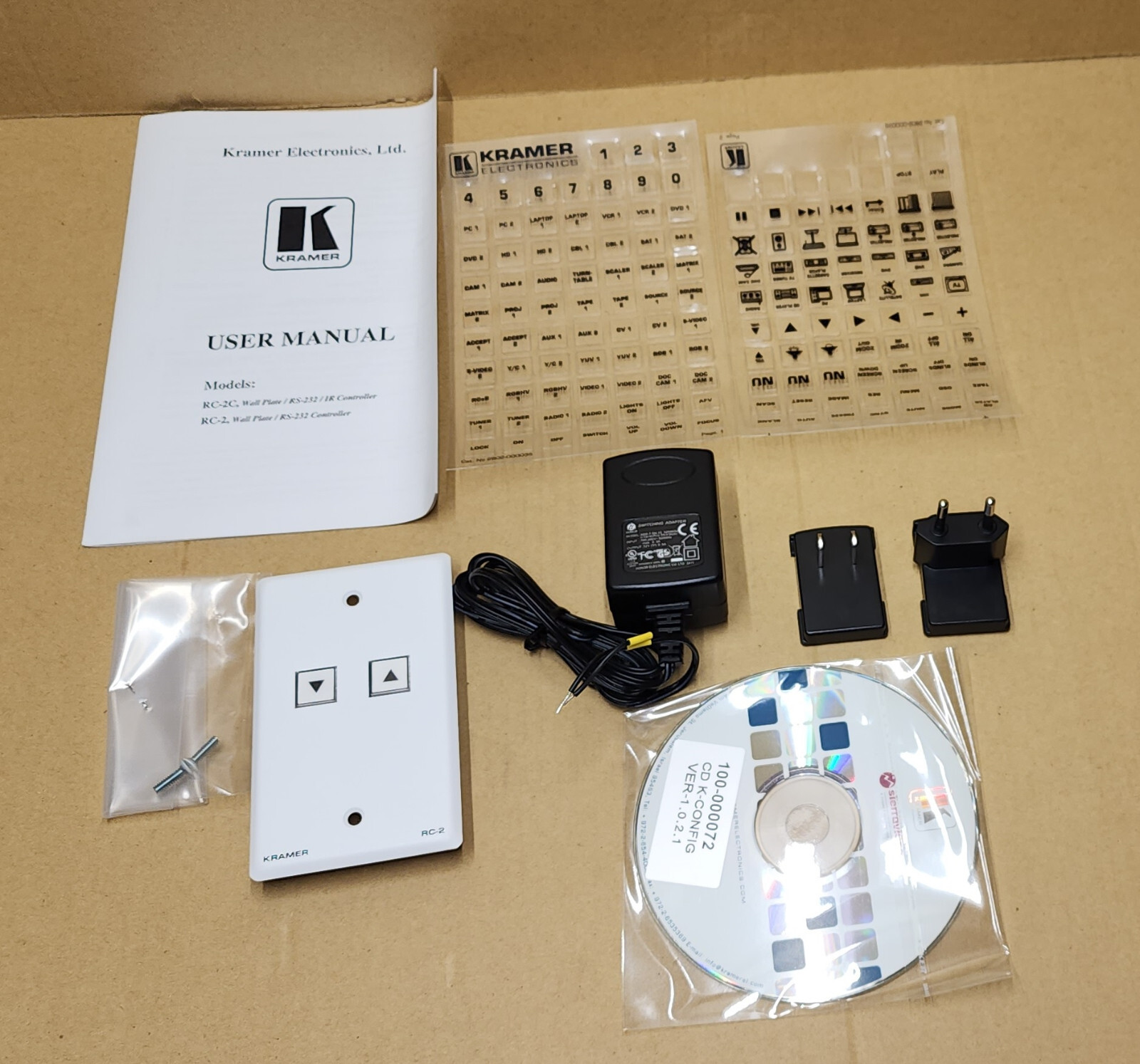 Kramer RC-2 RS-232 Controller OPEN BOX