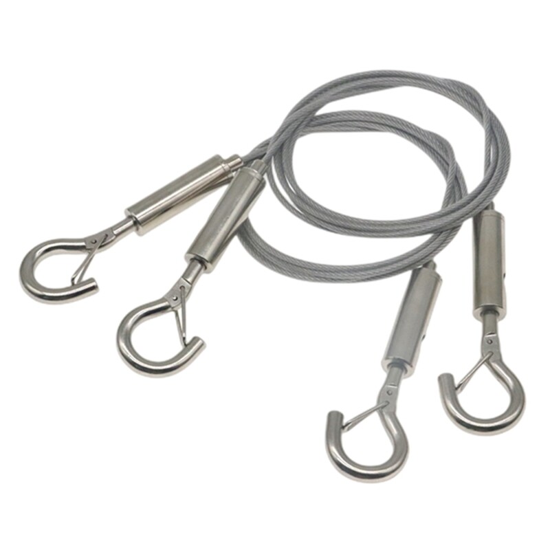 2pcs Picture Hanging Wire Stainless Steel Mirror Frame Hangers Wire Rope