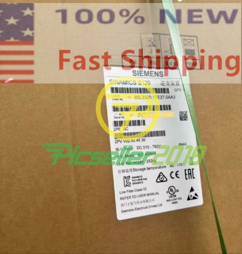 one  Siemens frequency converter 6SL3320-1TE37-5AA3