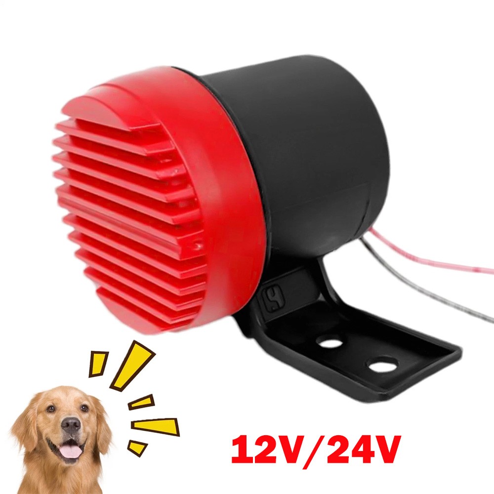 1X Vehicle Warning Horn 12V/24V Unique Auto Dog Barking Horn Car Warning Alarm