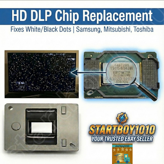 Samsung Mitsubishi DLP Chip 1910-6143W 4719-001997 276P595010 WD-60735 WD-65735