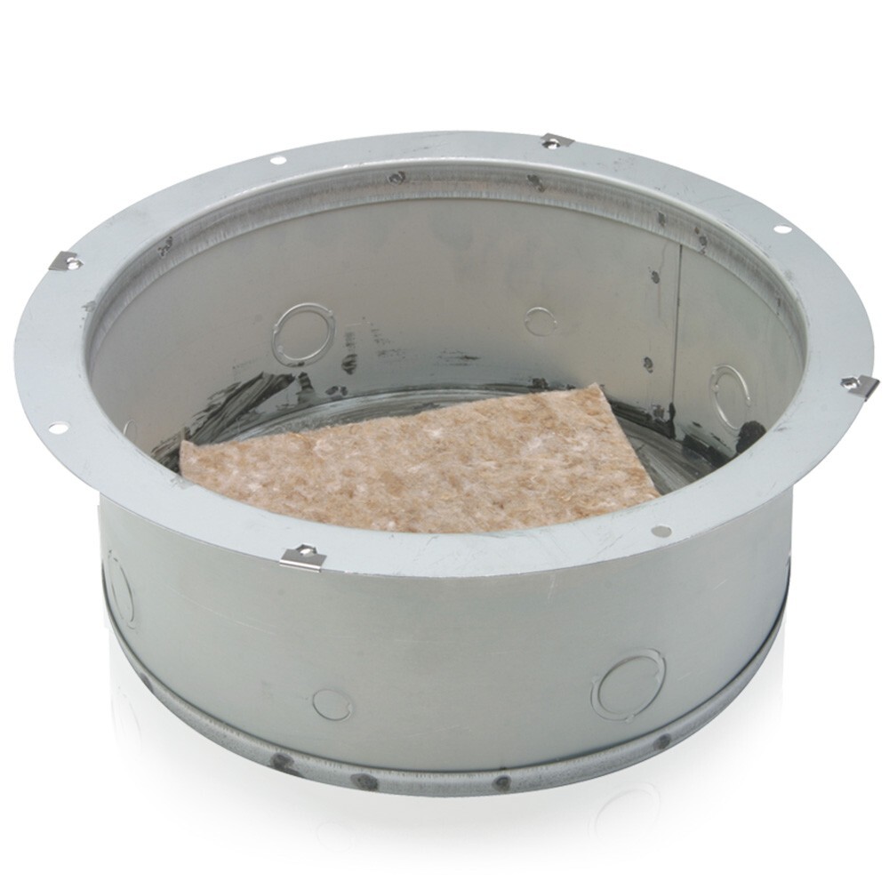 Atlas Sound 95-8 Recessed Round 8-inch Speaker Enclosure, Black