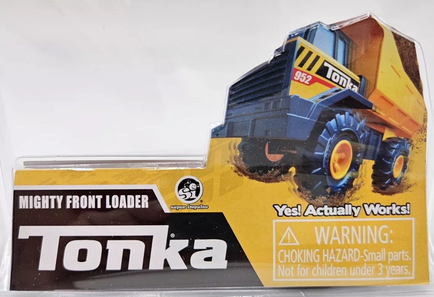 Brand New Worlds Smallest Tonka Front Loader Real Metal Working Wheels 1.75"
