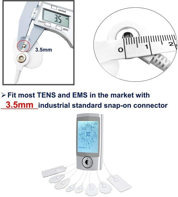 20PCS Electrode Pads Large Snap Replacement Tens For Electrode Pulse Massager