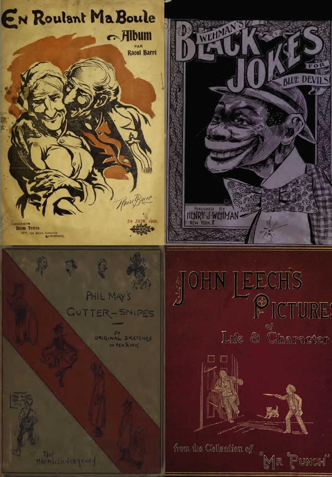 231 Old Books on Caricature Cartoon Drawing Animation Humor Art History on USB