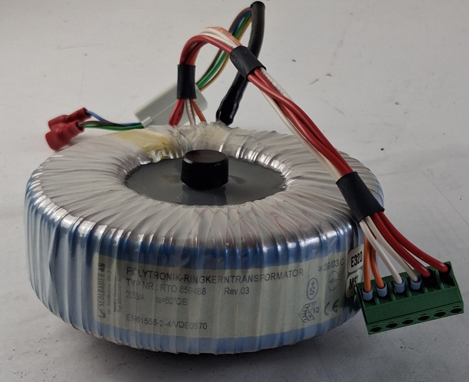 Polytronik-Ringkerntransformator Typ NR RTO 859488