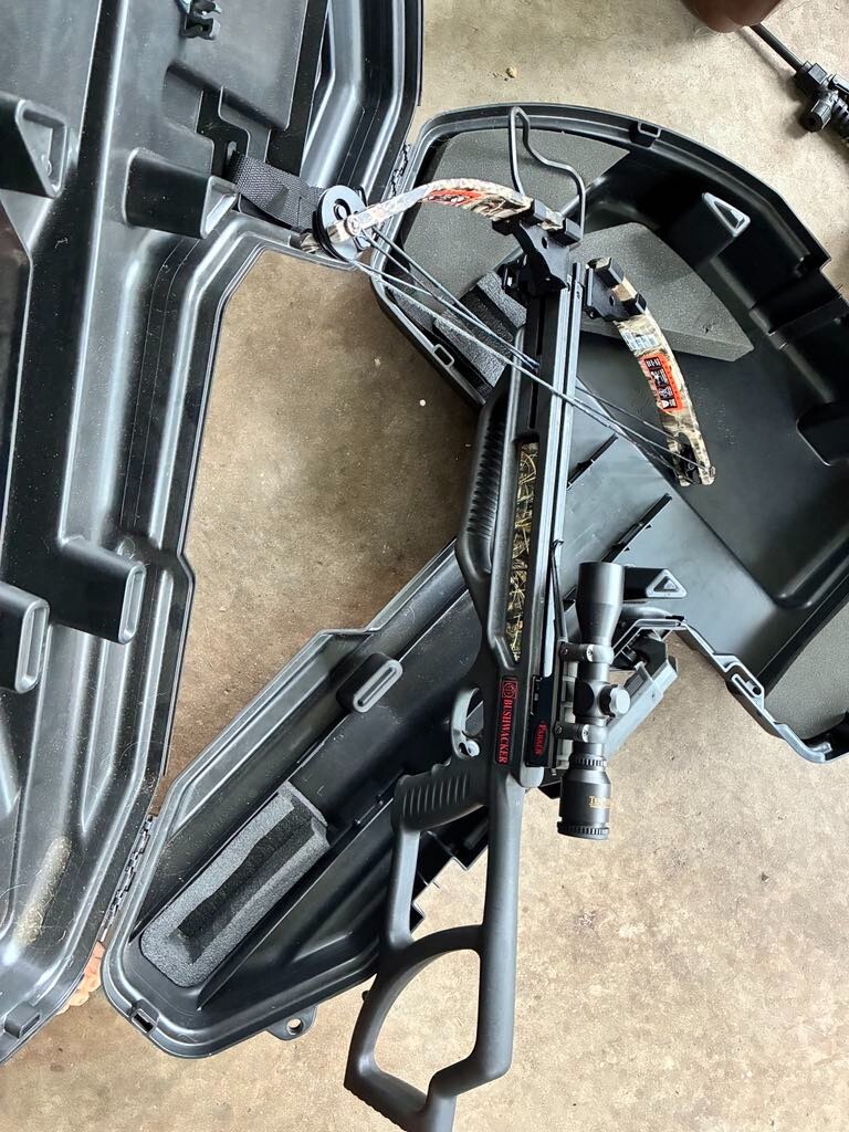 Parker Bushwacker Crossbow with scope and hard case
