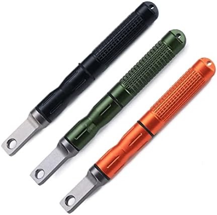 Compact Fire Starter, with Scraper Striker, DOSMAMZ 3PCS Replaceable Threaded Fe