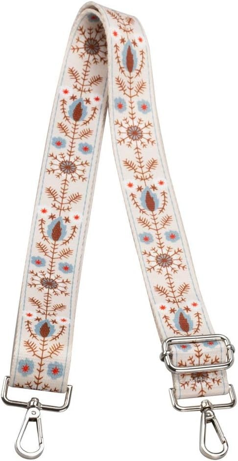 Crossbody Strap For Purses Replacement Adjustable Guitar Multicolor Foral W
