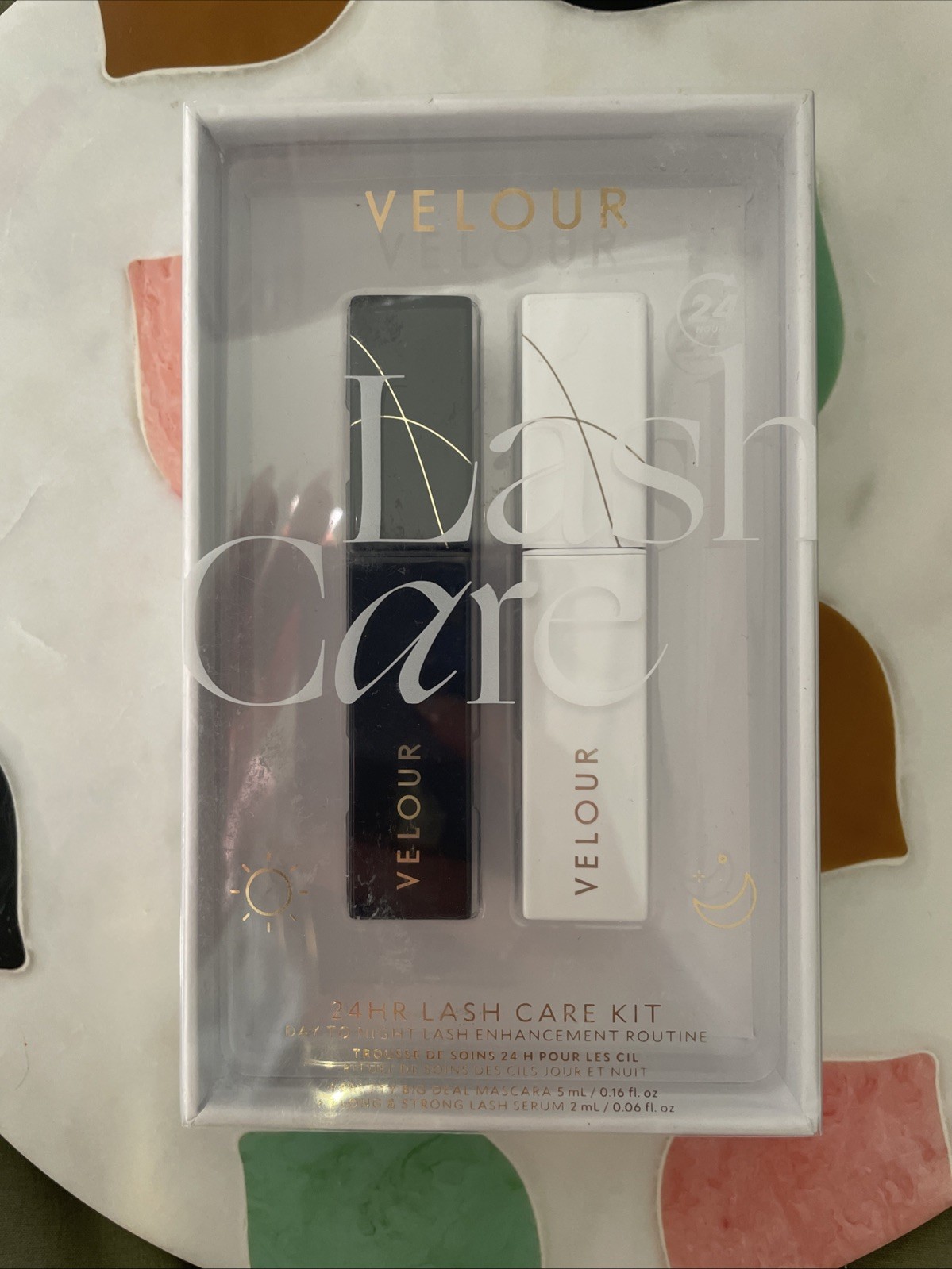 Velour 24HR Lash Care Kit Lash Long & Strong Serum & Pretty Big Deal Mascara NIB