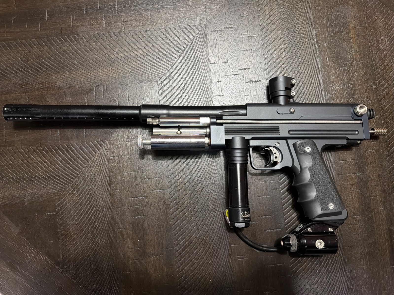 Meteor Autococker Black Shocktech Lazarus Paintball Marker gun ATTKTX