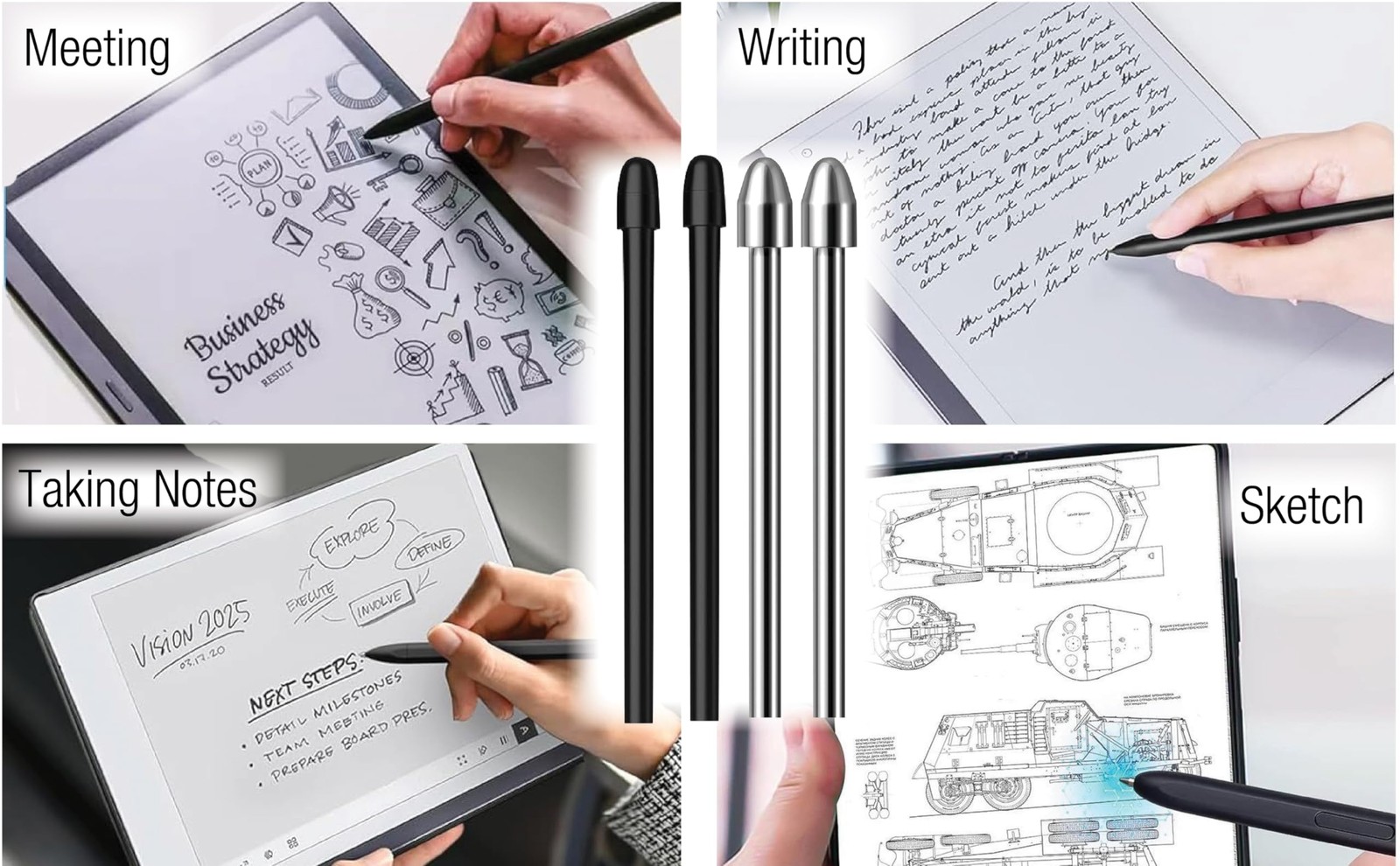12 PCS Pen Tips Nibs Replacement With Tool For Remarkable 2 1 Kindle Scribe