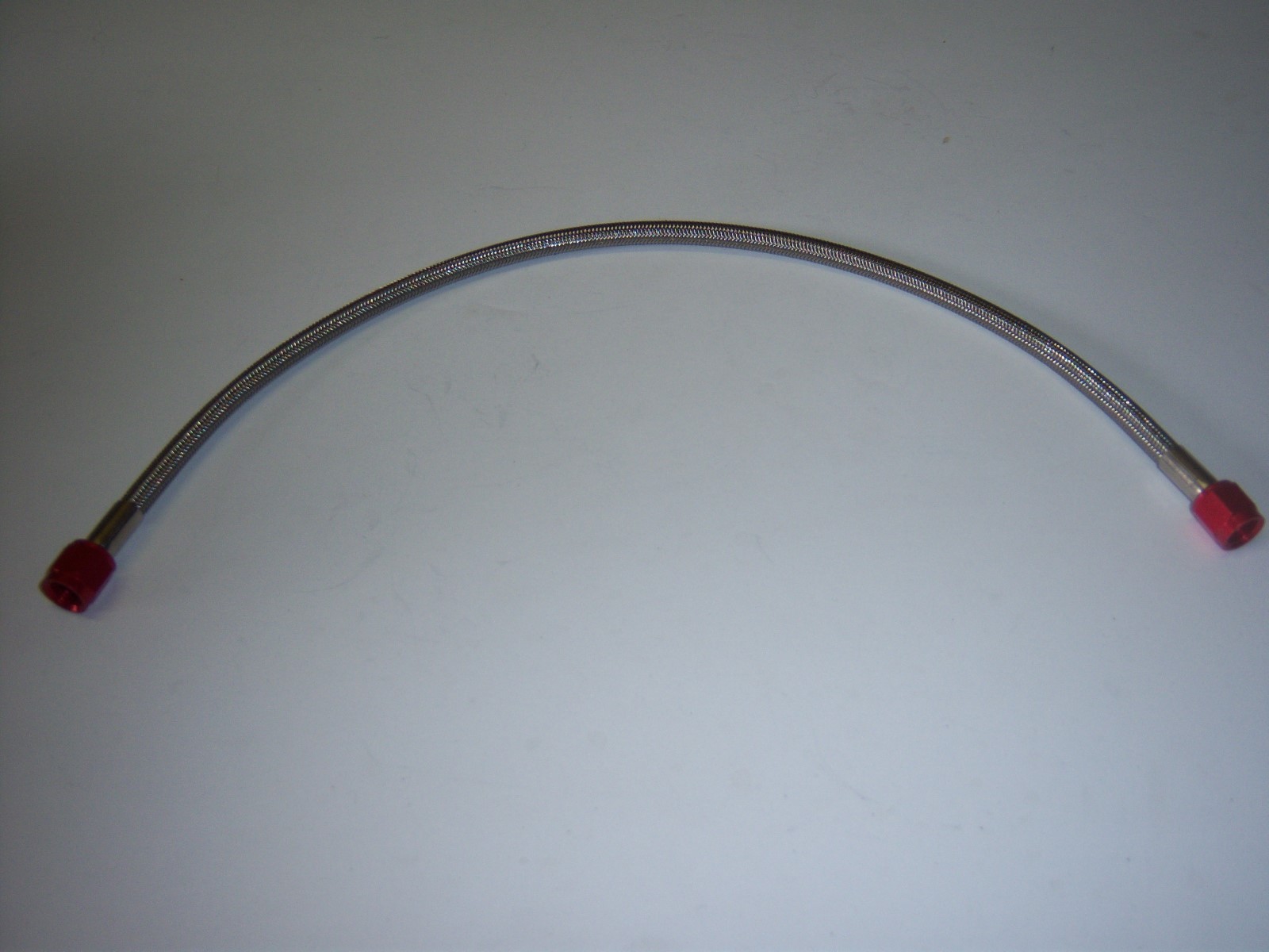 4AN 48" NITROUS OXIDE STAINLESS STEEL HOSE BLUE OR RED ENDS