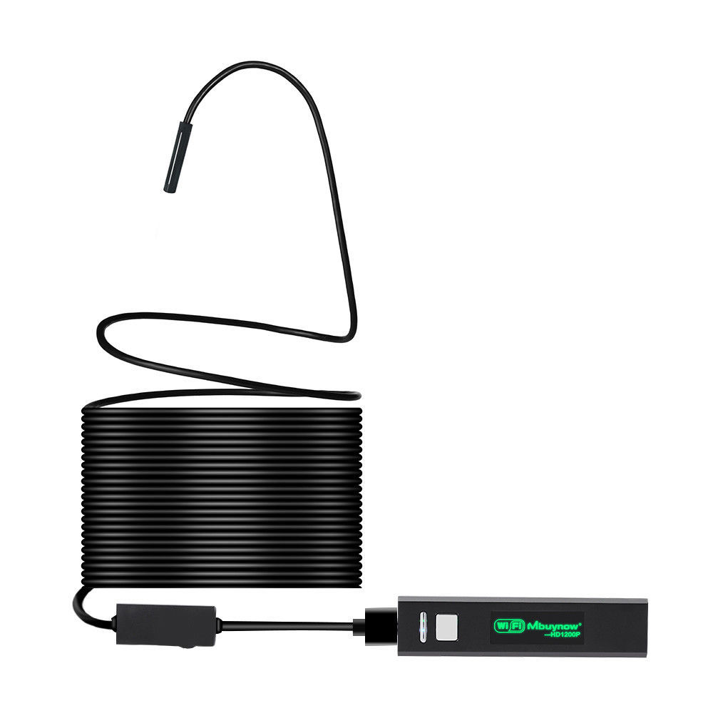 5M 8LED WiFi Borescope Endoscope Snake Inspection Camera for iPhone Android iOS