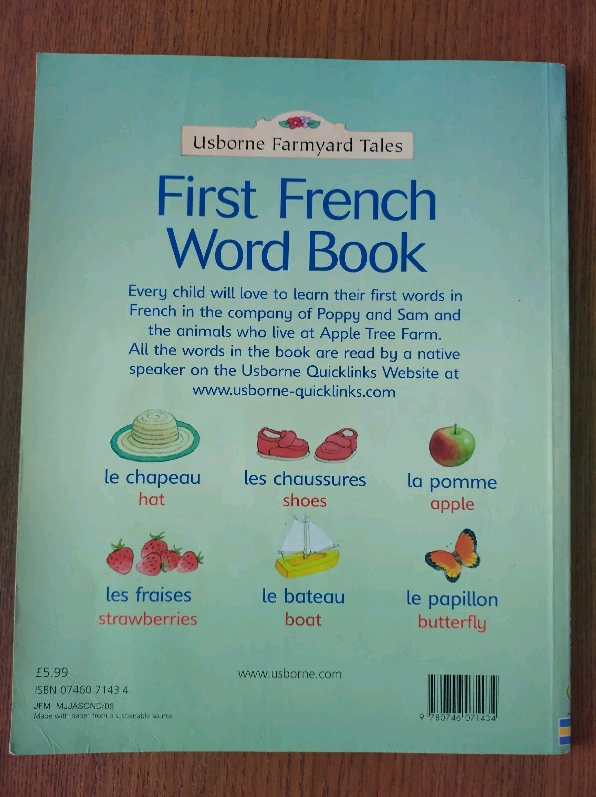 Learn French Books X3 - Usborne First French, Harry Learns French and First...