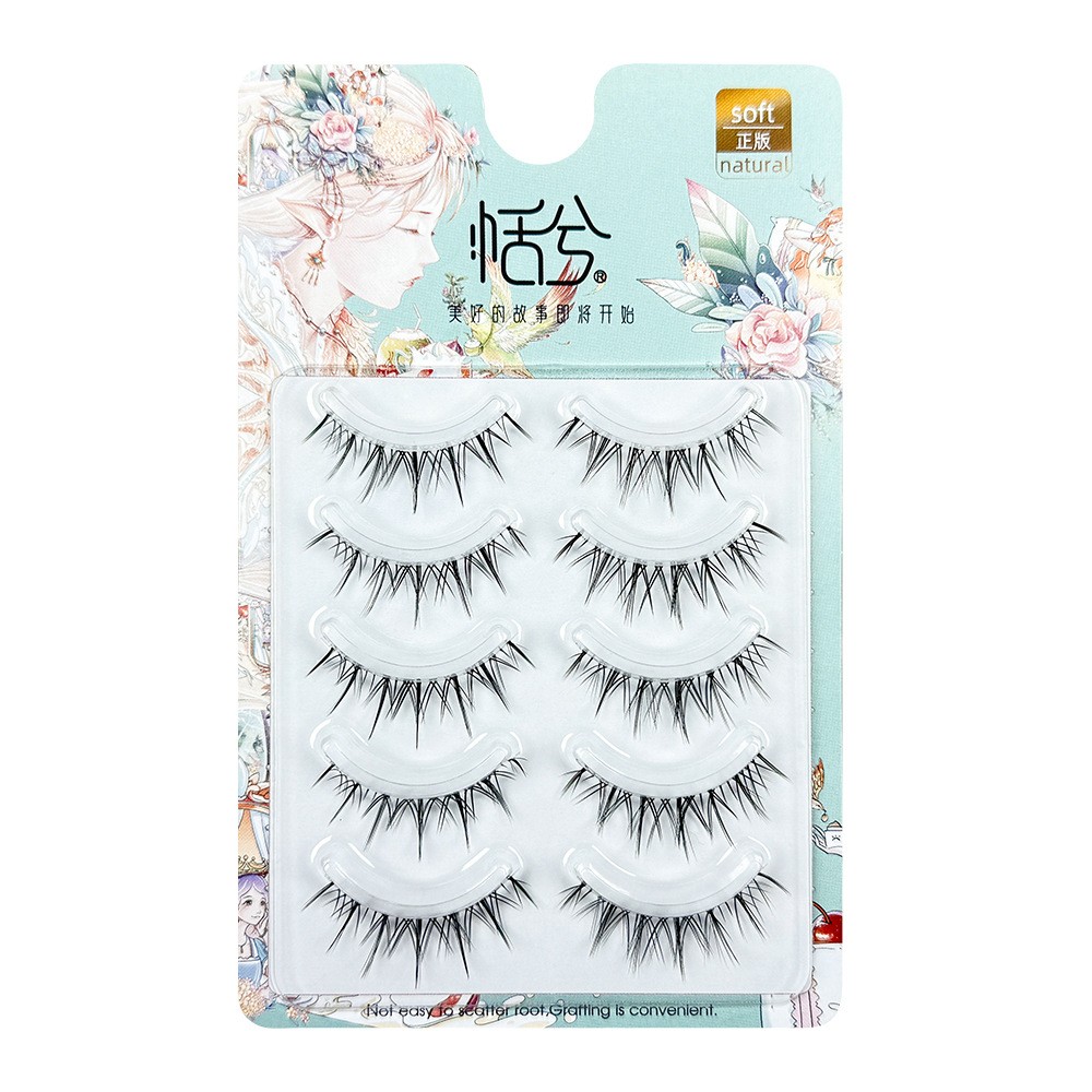 Makeup False Eyelashes for Dating & Parties - 12mm Natural Dense Lashes