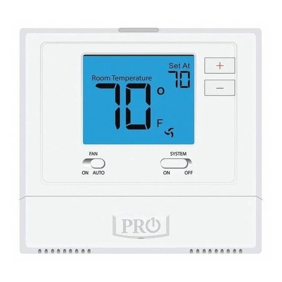 Pro1 IAQ T771 Non-Programmable Heat Cold Thermostat w/ BATTERIES, OPEN BOX #4 A6