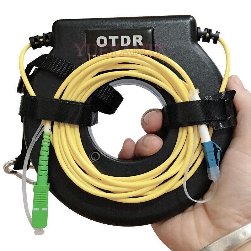 Mini OTDR Launch Cable Box Fiber Ring SC APC-LC UPC FC ST LC SM G652D 1000M