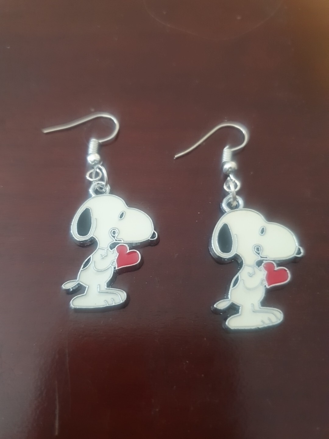 vintage snoopy earrings
