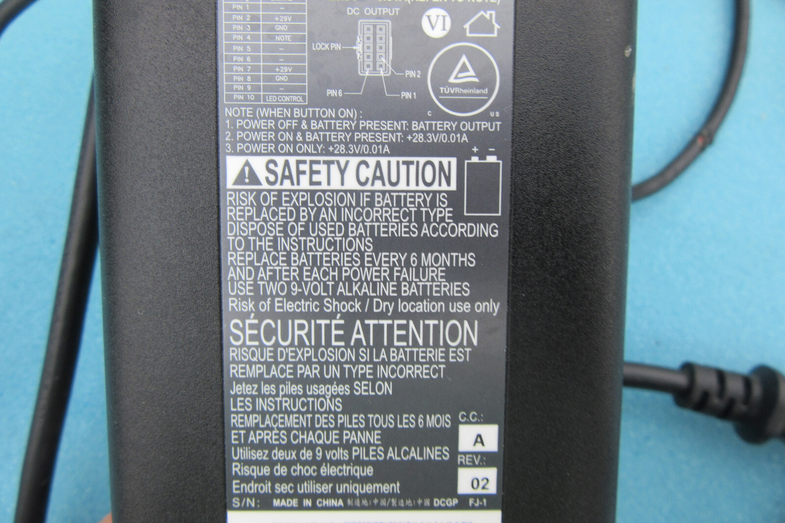 Tempurpedic Delta adjustable bed base power supply ADP-73AR B Cusomatic