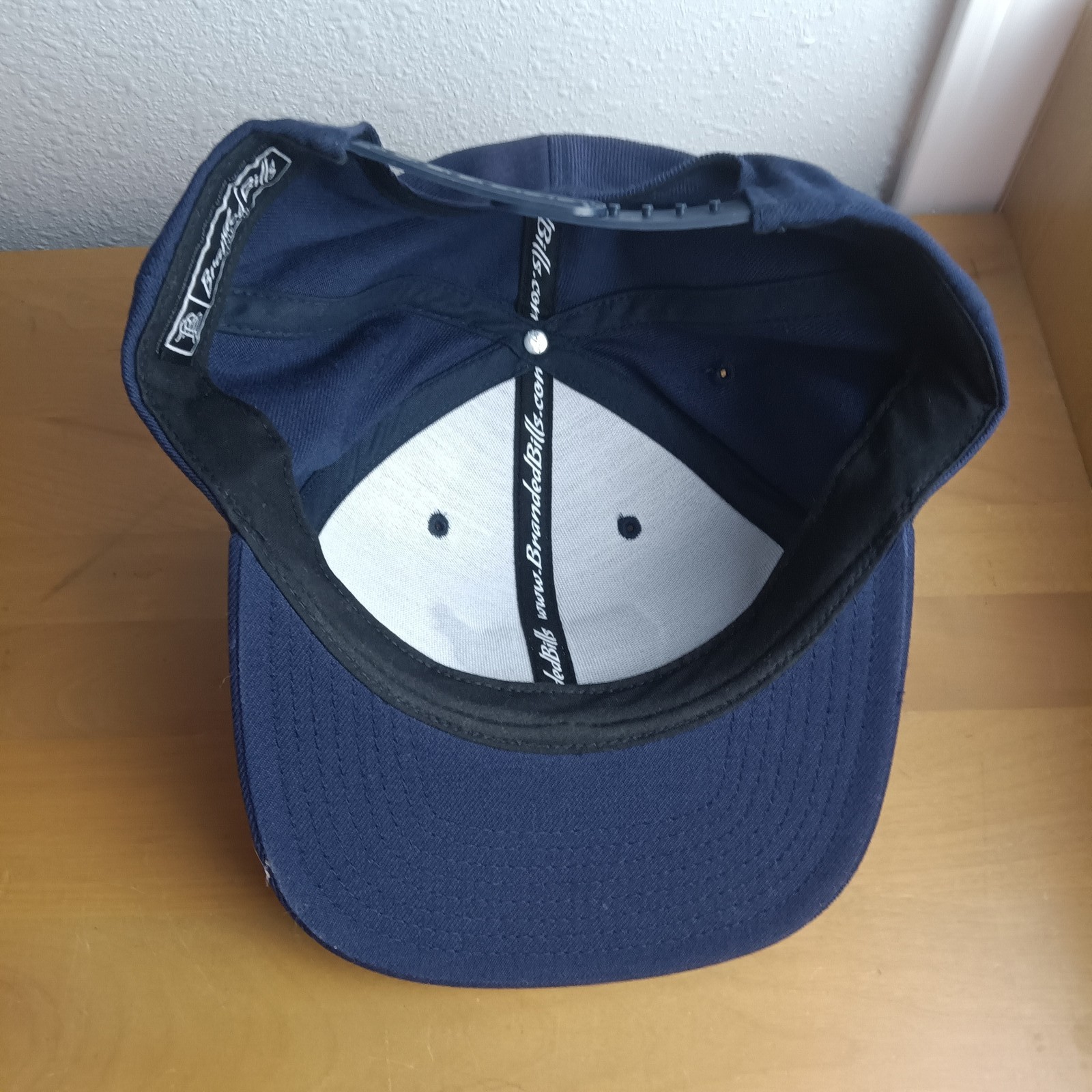 Branded Bills Style 100 USA Flag Map Patch Snapback Baseball Cap Hat