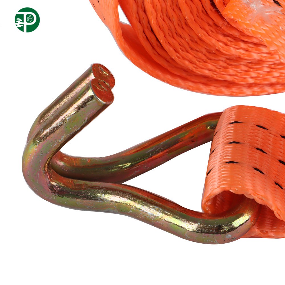 4 Pack 1.5" ×15' Polyester Ratchet Straps 4000 lb J Hook Tie Downs