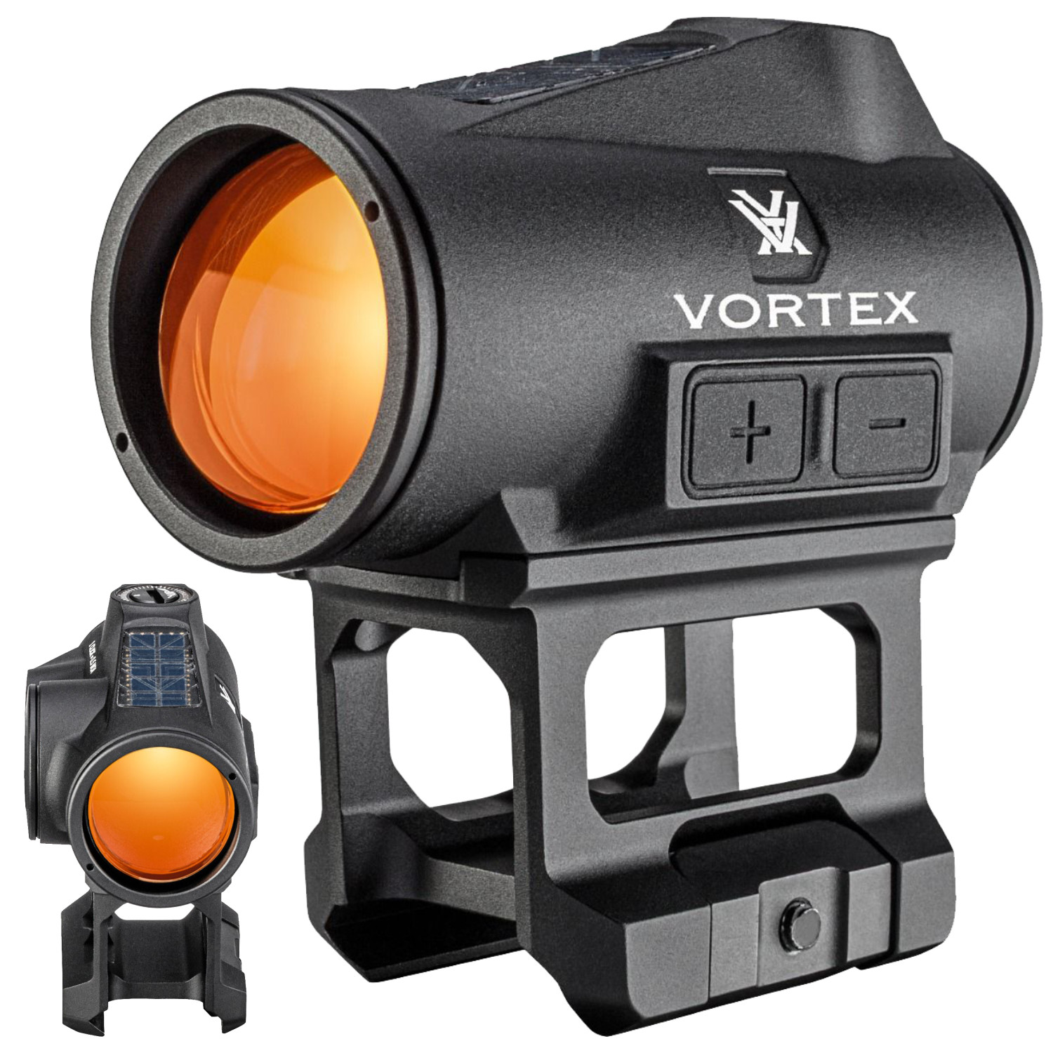Vortex Optics Crossfire II 2 MOA Solar Red Dot Black CF2-RD2-SLR with Camo Cap