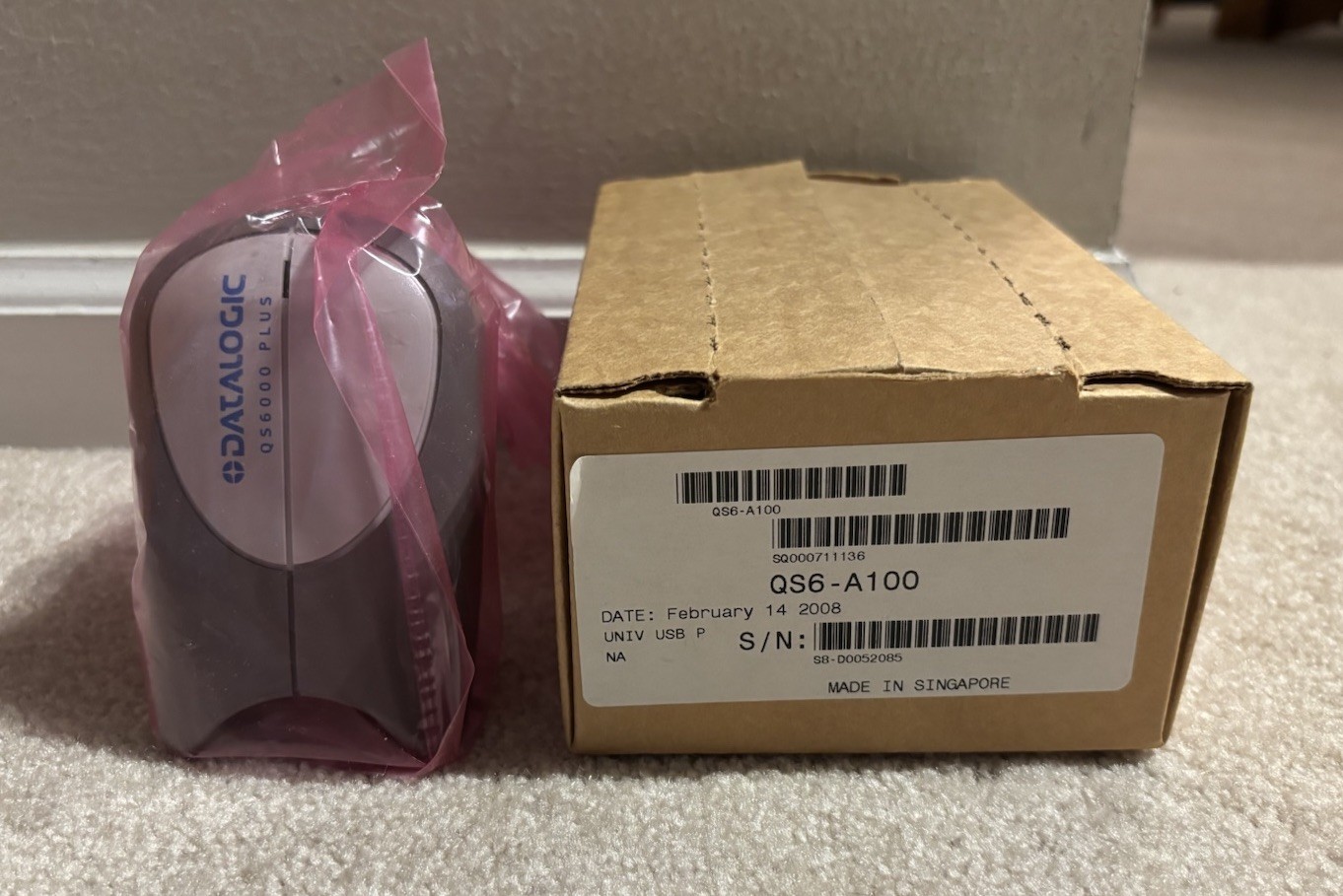 Brand New! Datalogic QS6000 Plus QS6000+ Barcode Scanner QS6-A100 FREE SHIPPING!