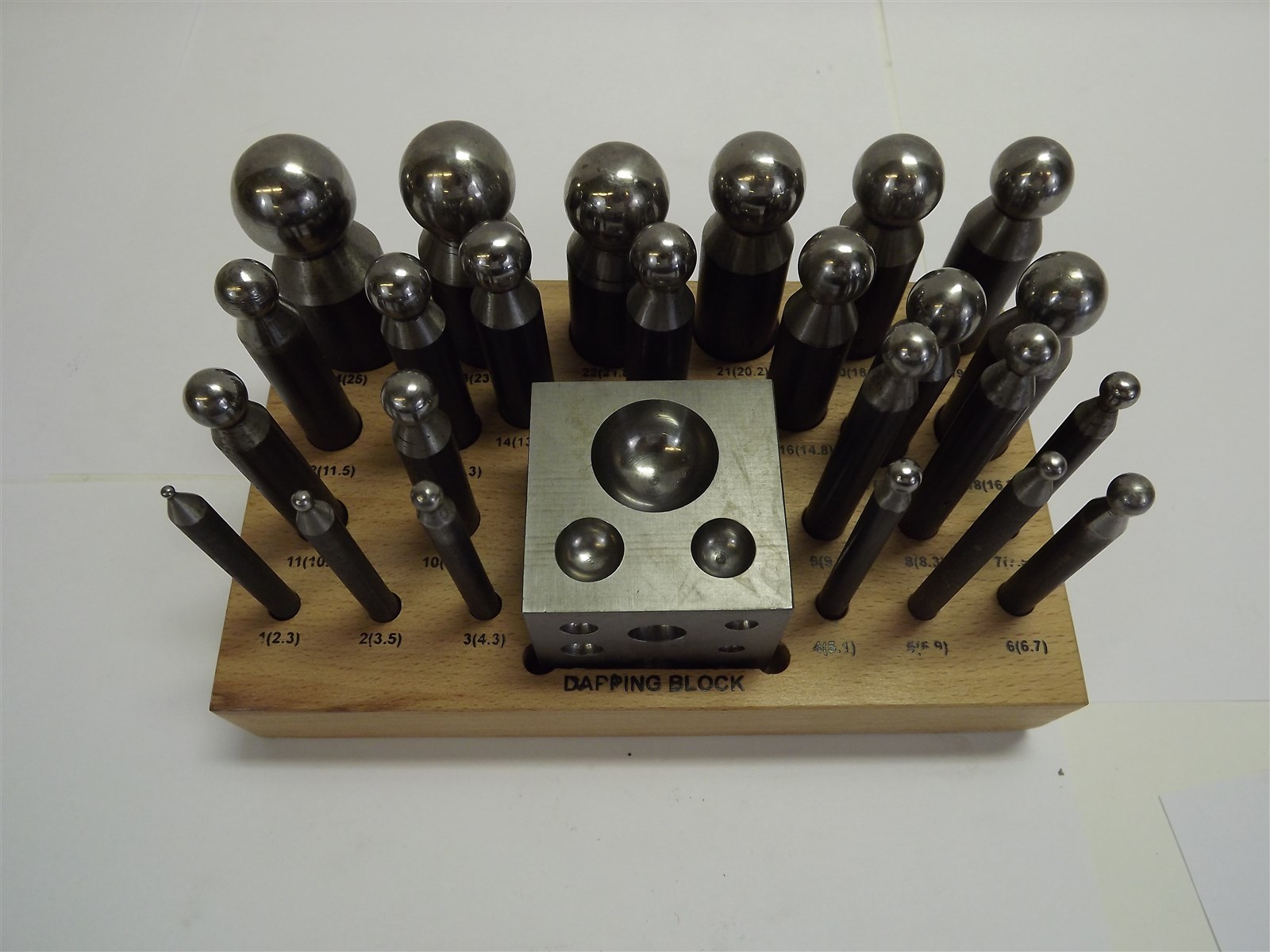 DOMING & Dapping Block Set NEW JEWELERS GOLDSMITHS METAL 24-PIECE SET BRAND NEW