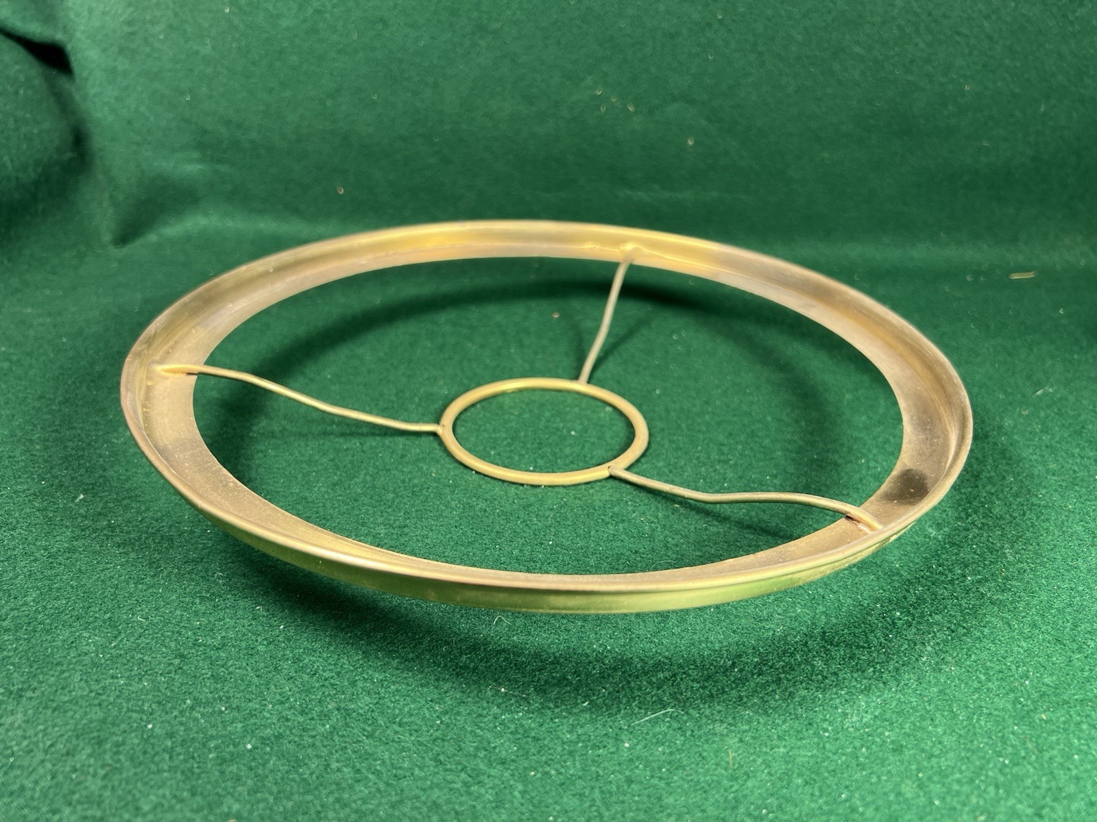 Brass 10” Shade Holder 2-9/16” Mount