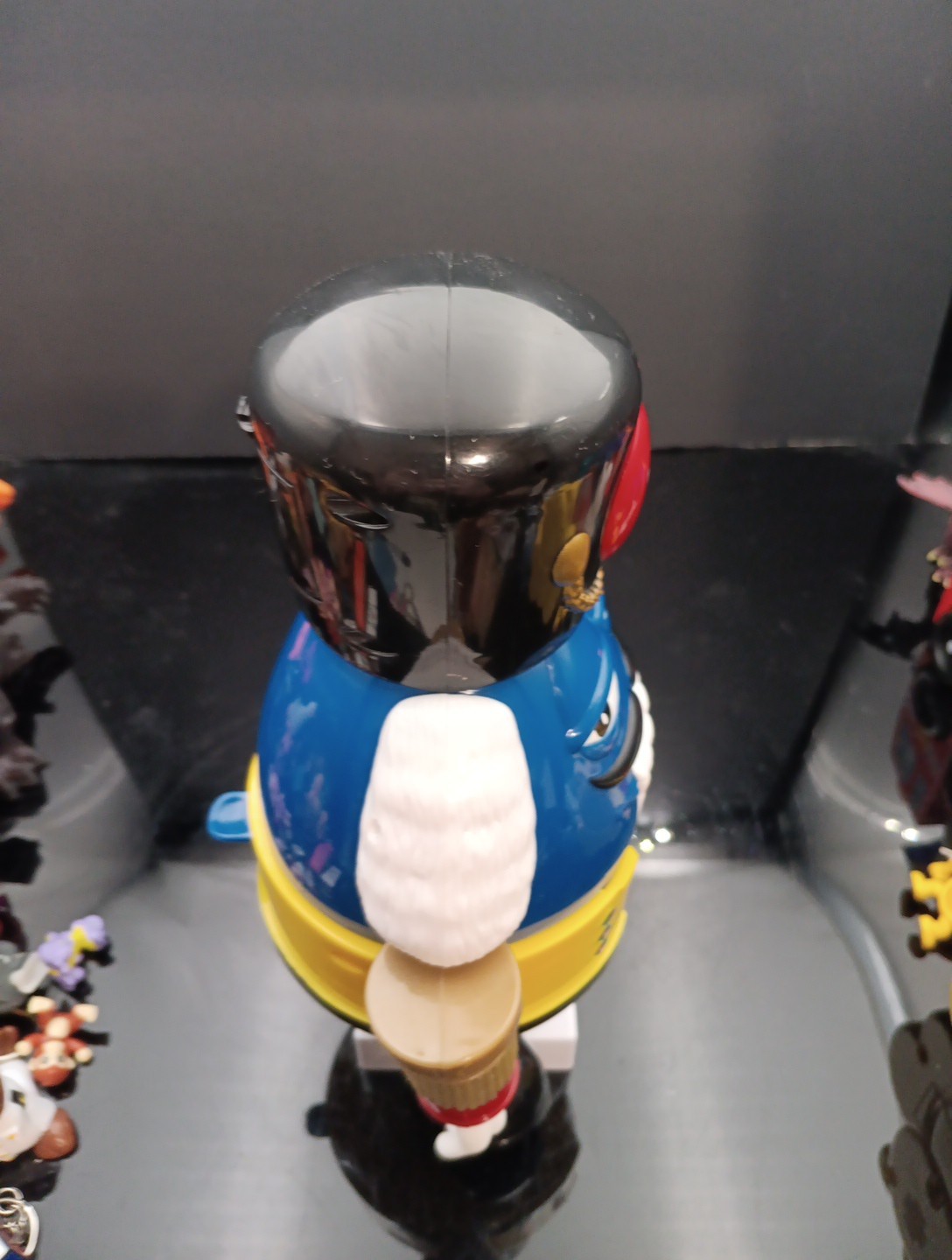 M&M Nutcracker Candy Dispenser Blue 10" Free Shipping! T2315