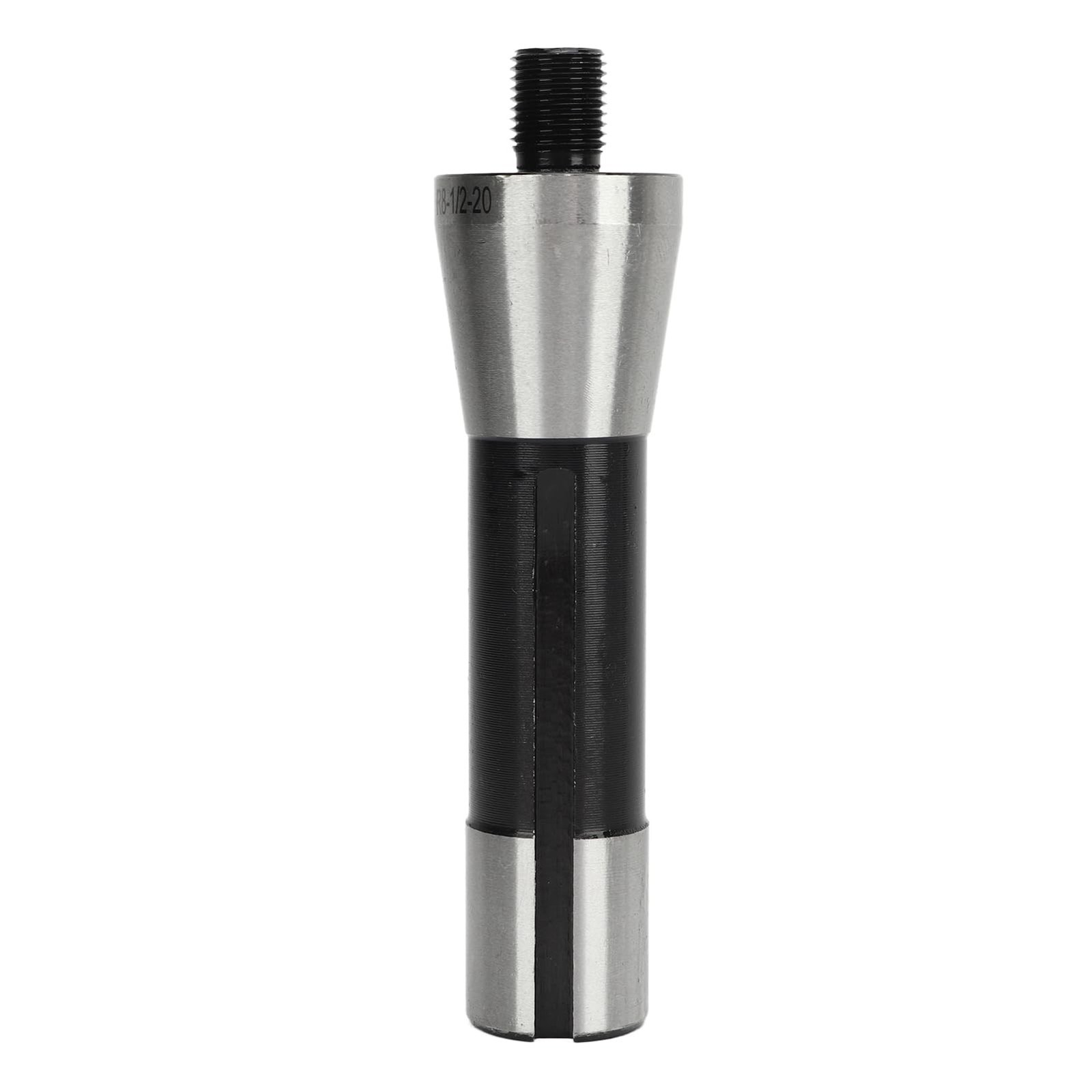 Drill Chuck Arbor R8 Shank to 1/2in Threaded, Manganese Steel, 20mm Length, f...