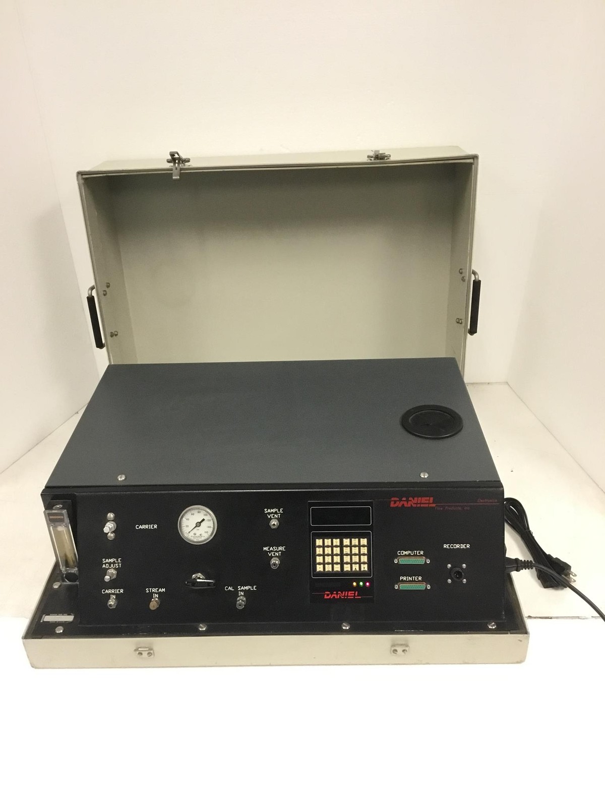 Daniel Flow Unit 7-0525-002 Powers On w/ Gauge & Glass, As-Is Free Shipping