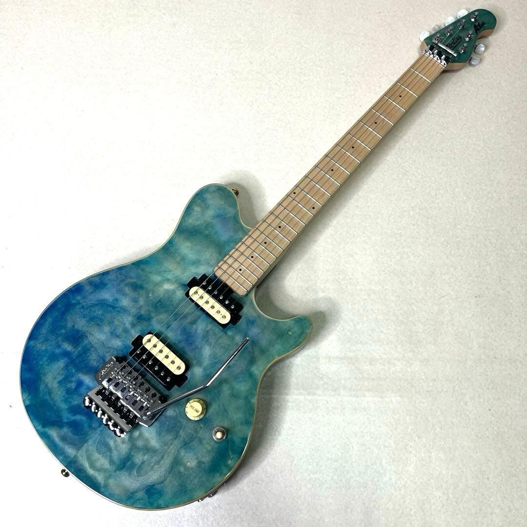 Sterling Musicman AX40 TBL Trans Blue Japan Limited Guitar Soft Case Included