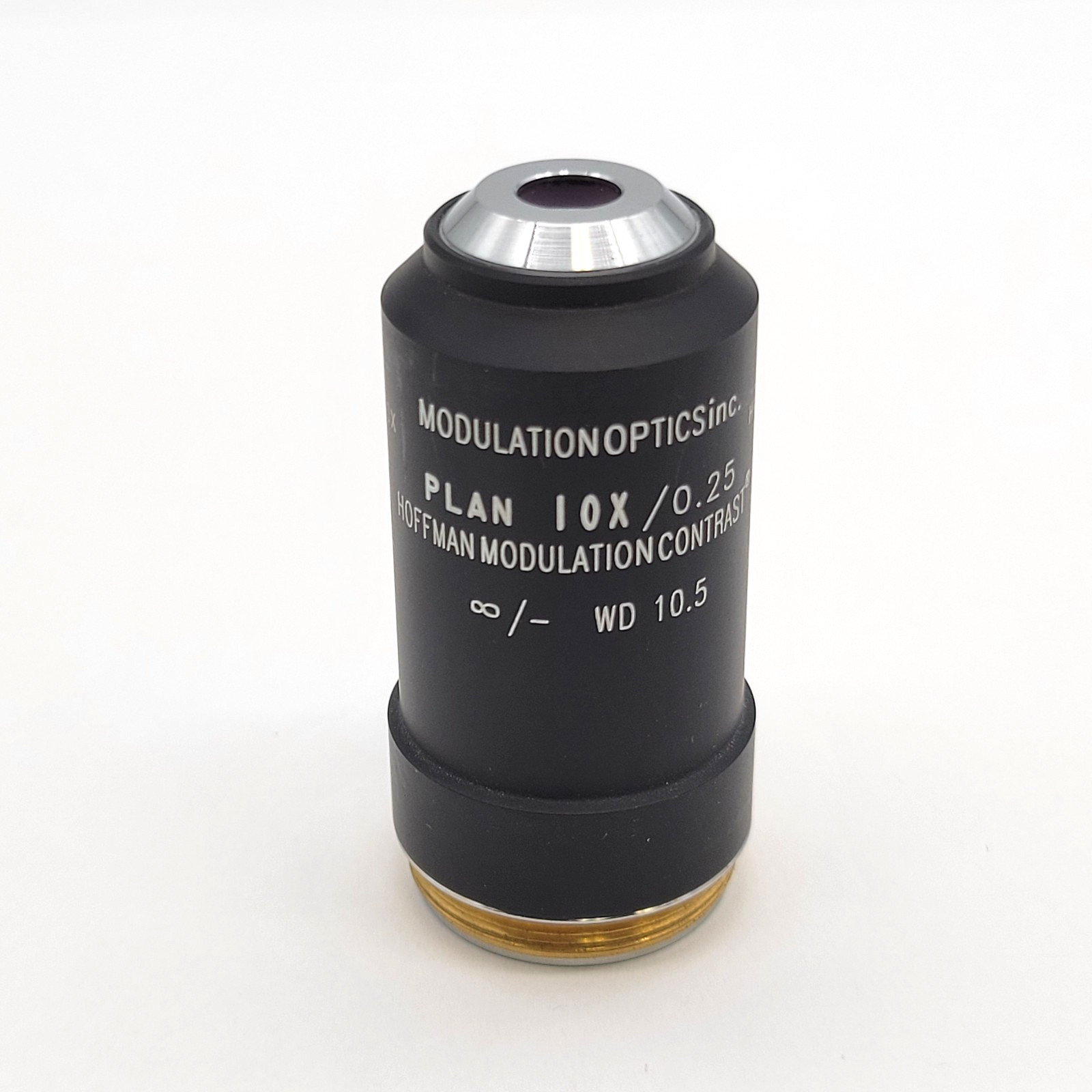 Nikon Microscope HMC Hoffman Modulation Contrast Objective Plan 10x