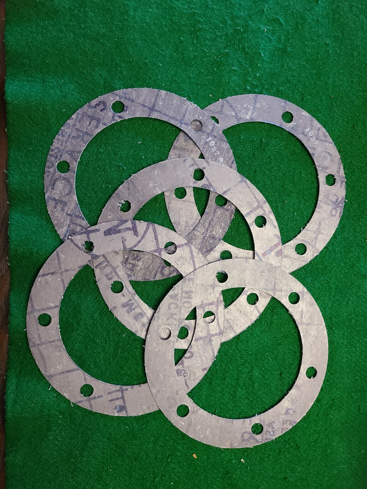 Lot Of 5 Lycoming Gaskets 0233-1027-C