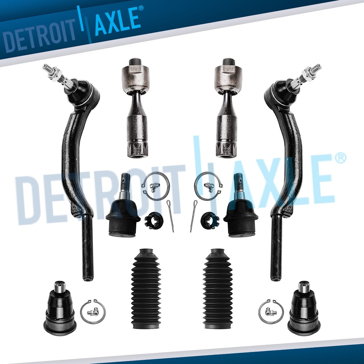 10pc Front Suspension Kit for Chevy Trailblazer SSR GMC Envoy XL XUV SAAB 9-7X