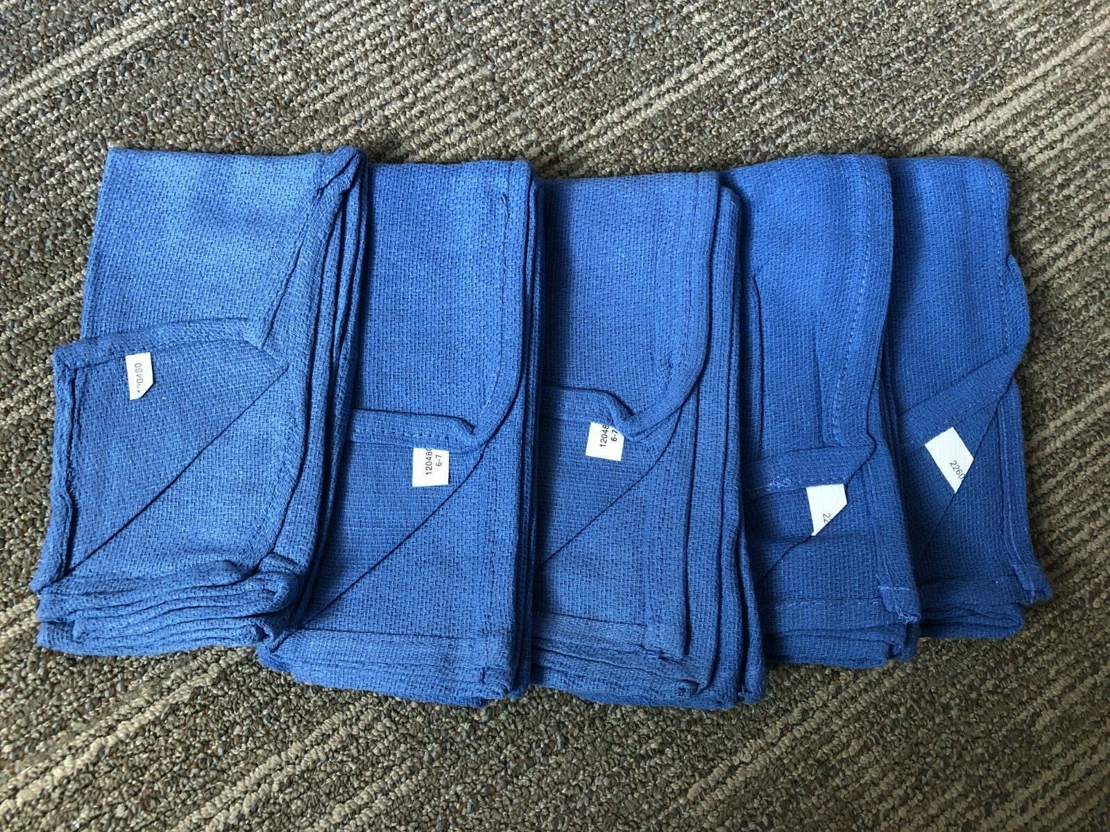NEW Blue Surgical/Operating Towels or Shop Towels, 12 Total