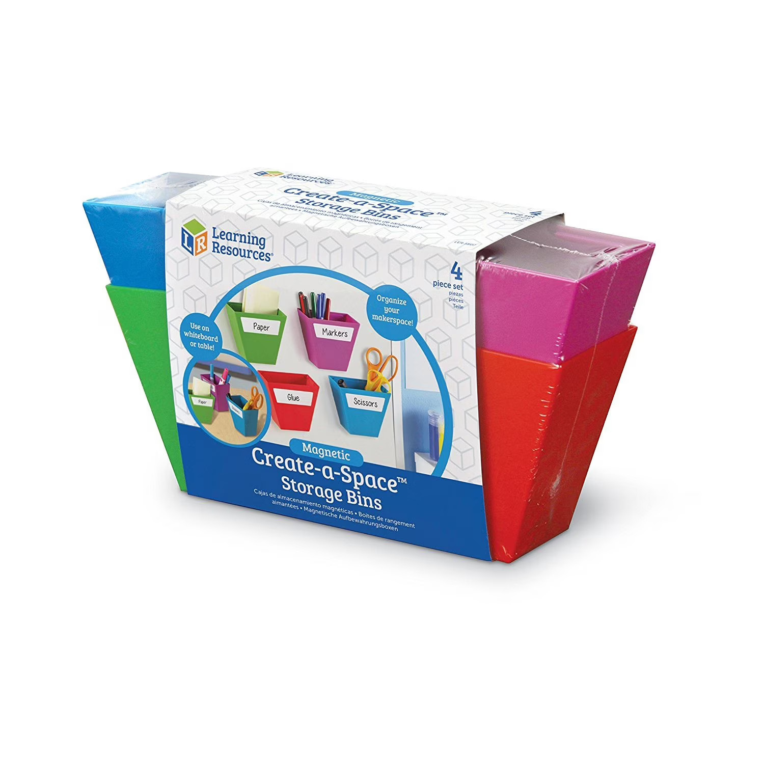 Multi-purpose craft organizer bins from Learning Resources Create-a-Space line